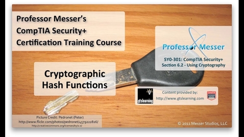 Thumbnail for Cryptographic Hash Functions 