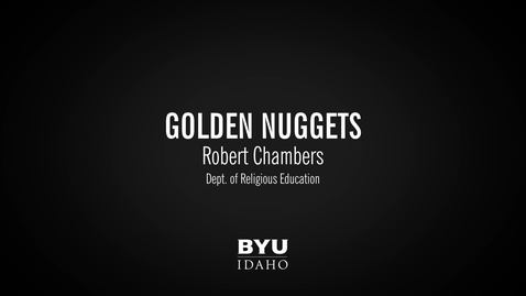 Thumbnail for Robert Chambers GOLDEN NUGGETS 