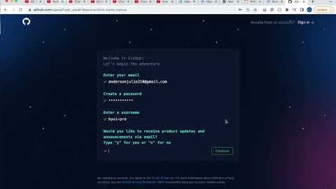 Thumbnail for Setting up a GitHub Account