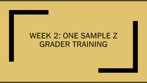 Thumbnail for Week 2 Math124 Grader Training