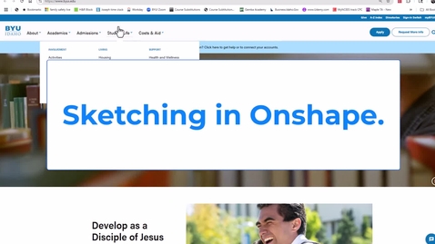 Thumbnail for Video - Onshape Sketching