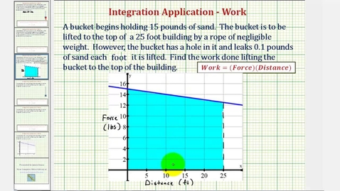 Thumbnail for Ex 1: Integration Application - Work Lifting an Object