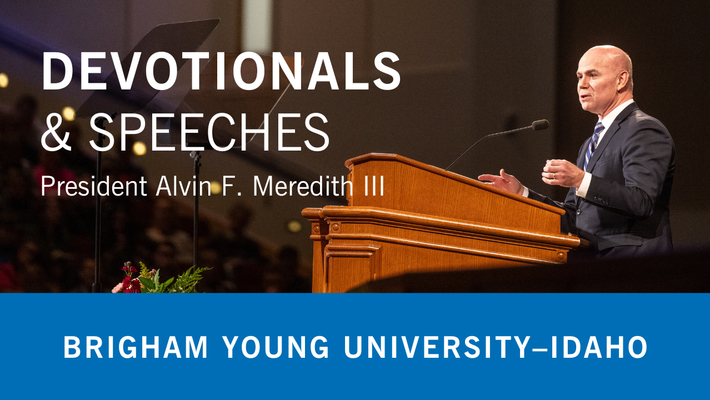 Alvin F. Meredith III - "Go and Do Thou Likewise"