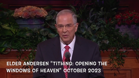 Thumbnail for Neal L. Andersen  23o 9 RMN Quote In Coming Days Greatest Manifestations of Savior's Power Witness Jesus