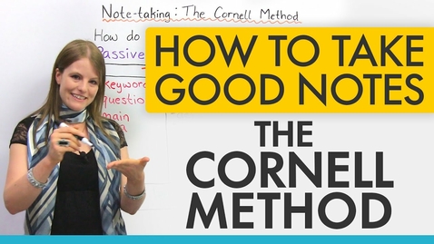 Thumbnail for How to study efficiently: The Cornell Notes Method