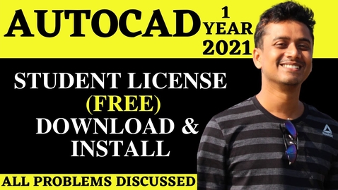 Thumbnail for [Free] DOWNLOAD AutoCAD 2021 | INSTALL FOR 1 YEAR | STUDENT LICENSE [2021] (ENGLISH)