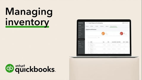 Thumbnail for entry How to Manage Inventory in QuickBooks Online