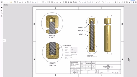 Thumbnail for VIDEO - Onshape Multisheet Drawings
