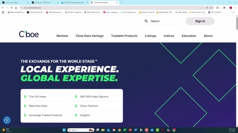 Thumbnail for FIN 410 Week 09 Stock Market Experience