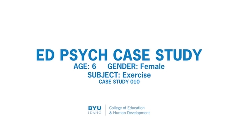 Thumbnail for Ed Psych Case Study_Exercise