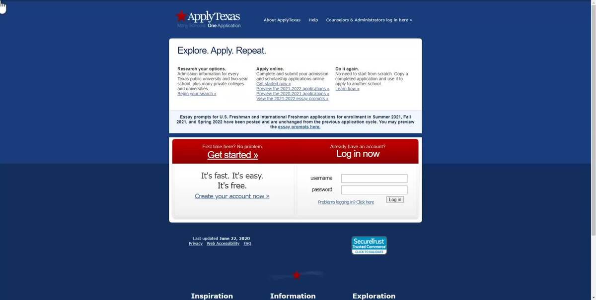 How to Apply: Apply Texas Application