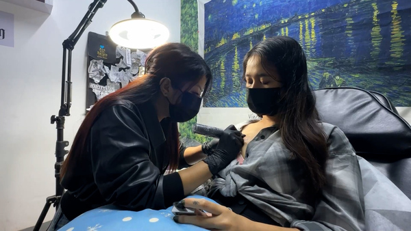 ‘I’m pleased to make them beautiful;’ Yangon tattoo artist.