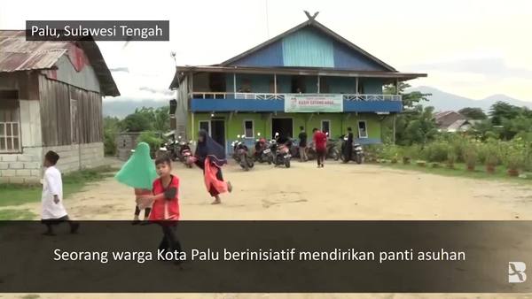 Warga Palu ini Mengumpulkan Anak Yatim Piatu Korban Gempa dan Tsunami