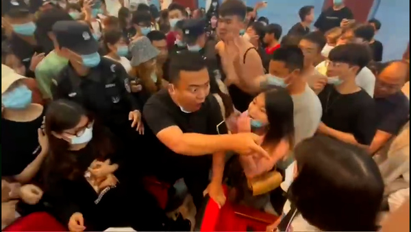 Chinese Students Clash with Police in Protest over Plans to Force College Mergers