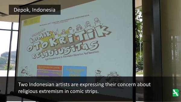 Indonesian Cartoonists Take Aim at Extremism