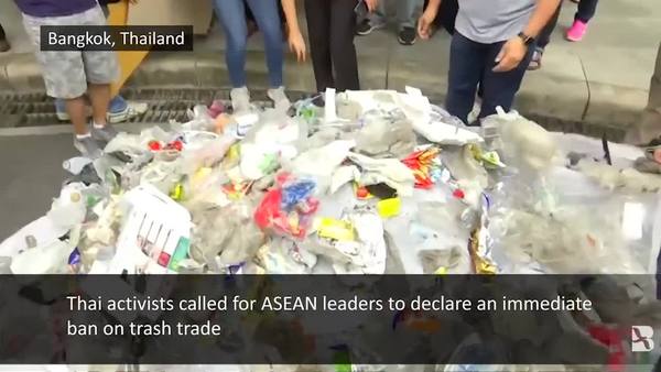 Thai Activists Urge ASEAN Leaders to Ban Trash Trade