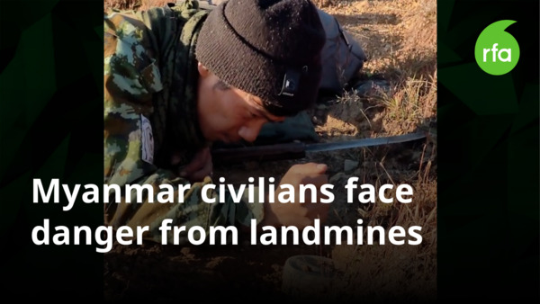 Myanmar civilians face danger from landmines