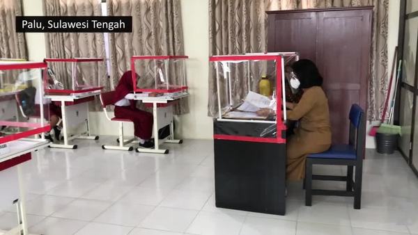 Sekolah di Indonesia Kembali Beraktivitas dengan Penerapan Protokol Kesehatan