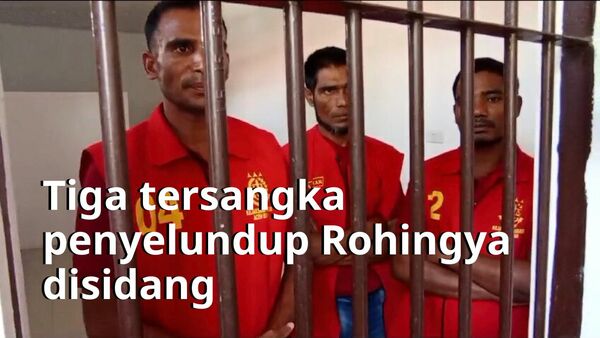 Tiga orang tersangka penyelundup Rohingya terancam 15 tahun penjara