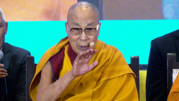 Dalai Lama delivers sermons in India amid “suck my tongue” row