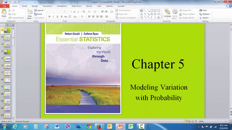 Thumbnail for Sections 5.1 and 5.2
