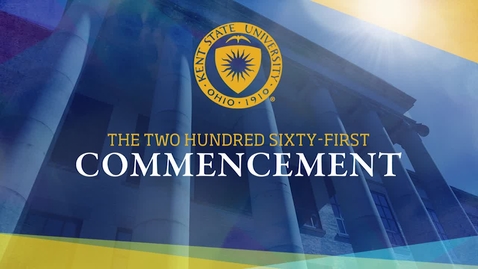 Thumbnail for Kent State University December 2018 Commencement, December 15, 2018, 9:30am