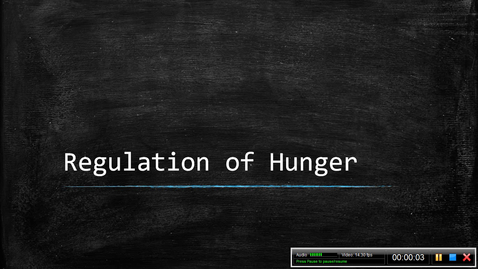 Thumbnail for Regulation of Eating/Hunger