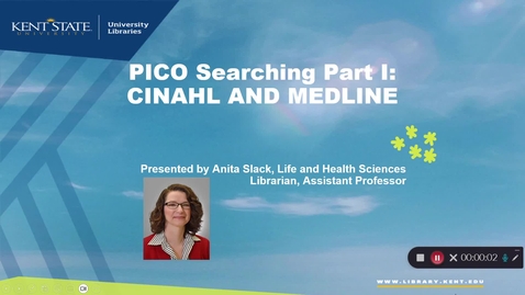 Thumbnail for PICO Searching Part I: CINAHL and MEDLINE