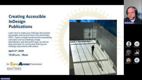 Thumbnail for Creating Accessible InDesign Publications 2025