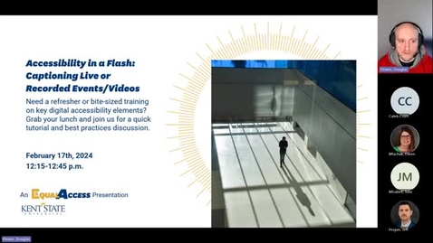 Thumbnail for Accessibility in a Flash Captioning Live or Recorded Events and Videos 2025