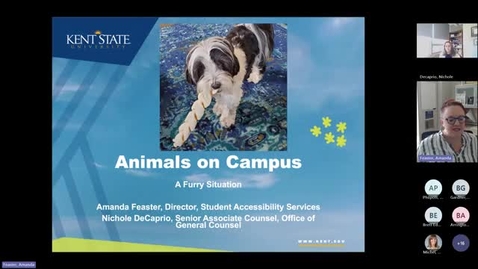 Thumbnail for Accessibility Animals on Campus 2025