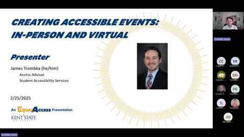 Thumbnail for Creating Accessible Events In Person and Virtual 2025