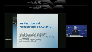 Video Gallery Journal Of Nursing Care Quality