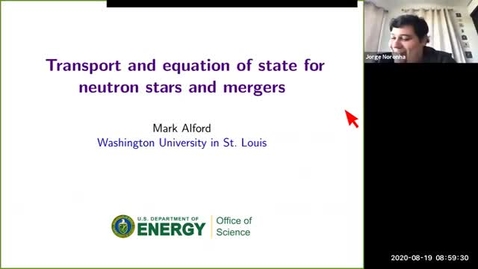 Thumbnail for entry Workshop: Heavy-ions to Neutron Stars: Mark Alford