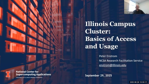 Thumbnail for Getting Started with Illinois Campus Cluster