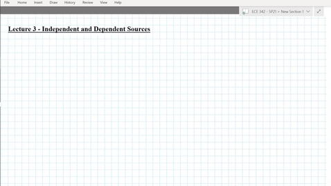 Thumbnail for ECE 342 - ZJUI - Lecture 3 - Independent and dependent source