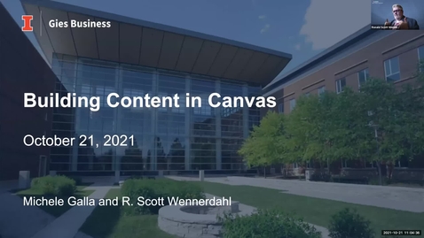 Thumbnail for Building Content in Canvas