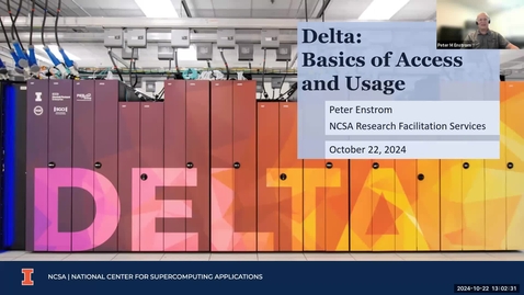 Thumbnail for Getting Started on NCSA Delta