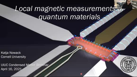 Thumbnail for Condensed Matter Seminar - 	Katja Nowack, Cornell University
