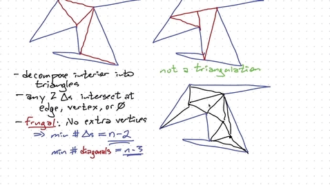 Thumbnail for Feb 5: Polygon triangulation