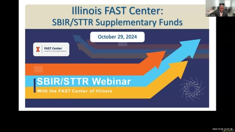 Thumbnail for SBIR/STTR Webinar: Matching &amp; Supplementary Funds