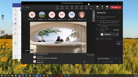 Thumbnail for Meetings in Teams 