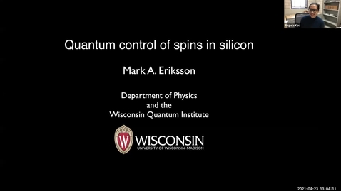 Thumbnail for Condensed Matter Seminar - Mark Eriksson, University of Wisconsin, Madison