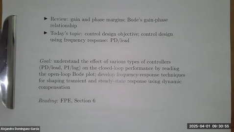 Thumbnail for [ECE 486, SP '24] Lecture 18, 04/01/2025