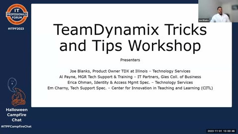 Thumbnail for TeamDynamix Tricks and Tips