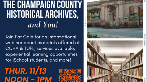 Thumbnail for Urbana Free Library, Champaign County Historical Archives and You