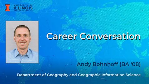 Thumbnail for entry Career Conversation: Andy Bohnhoff