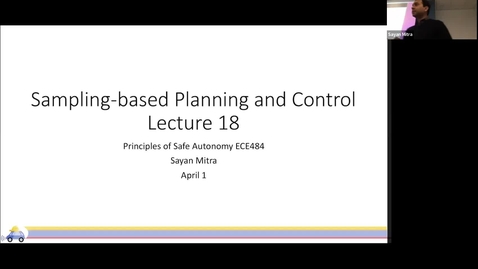 Thumbnail for ECE 484 Lecture 18: Sampling based planning