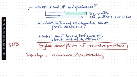 Thumbnail for Oct 10: Dynamic programming: Edit distance