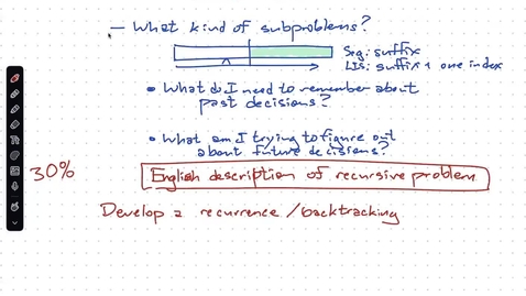 Thumbnail for entry Oct 10: Dynamic programming: Edit distance